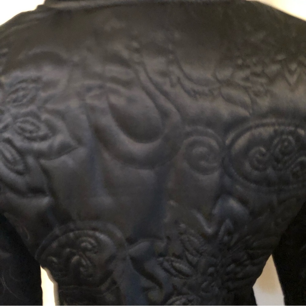 Classic Elements Black Lightweight Jacket W/ Embr… - image 5